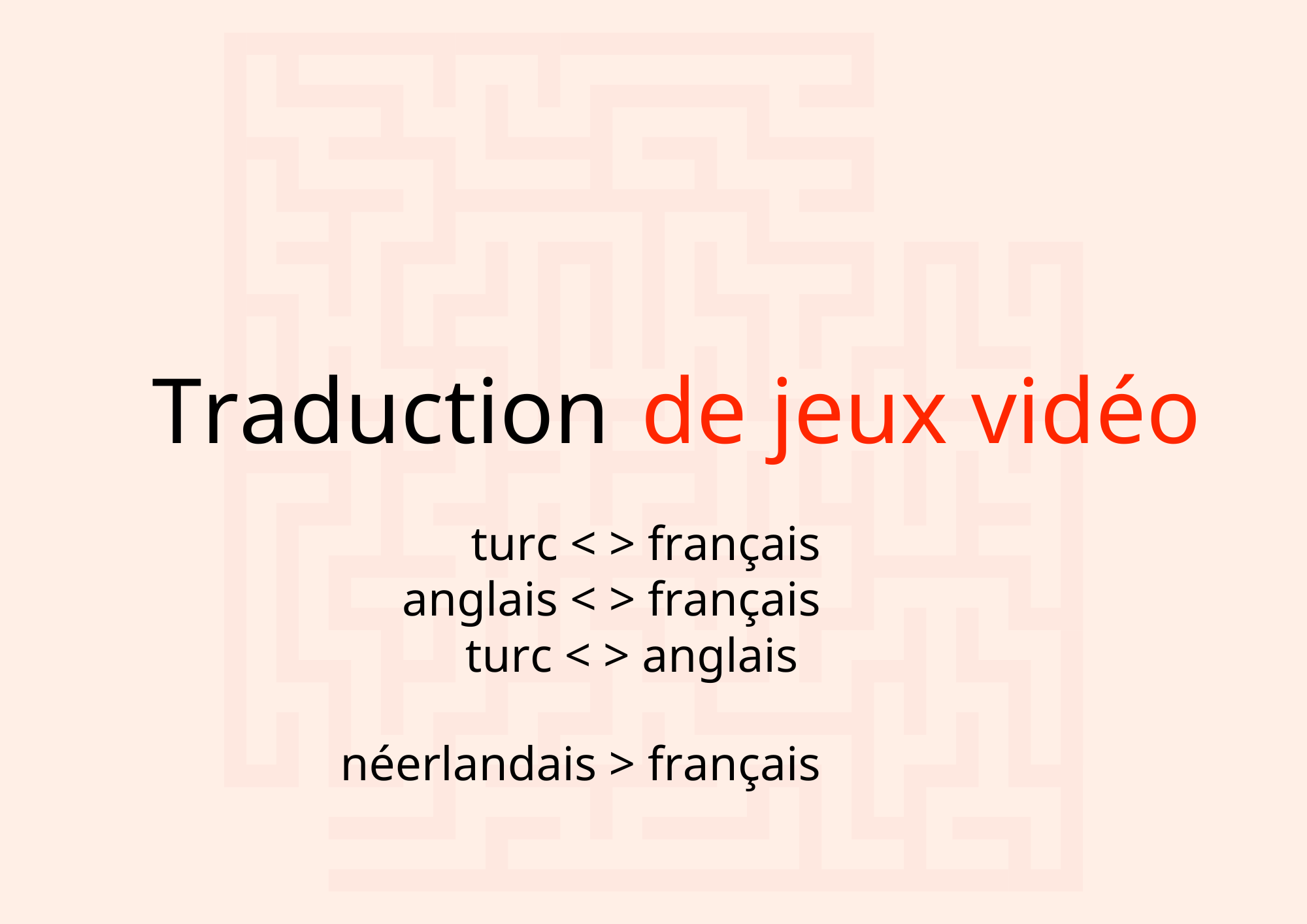 traduction de jeux vidéo